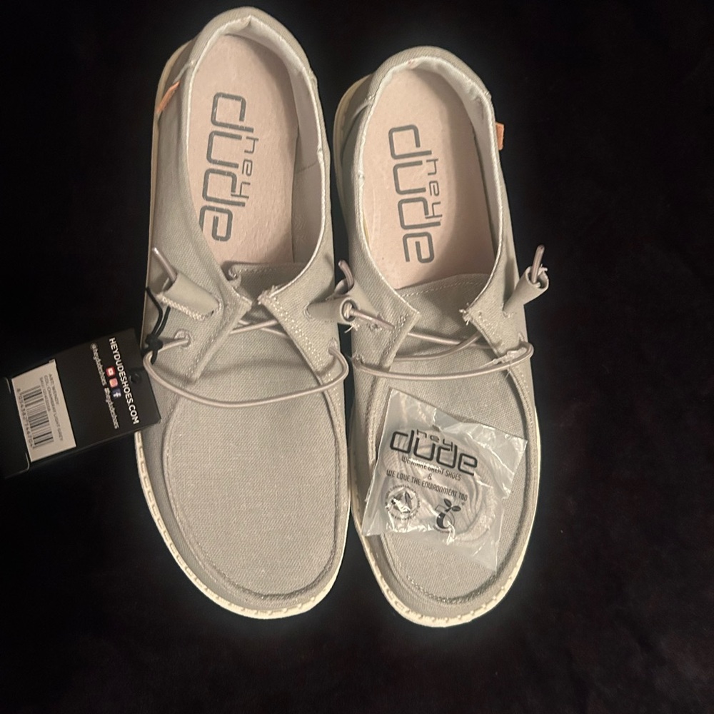Hey Dude Women Grey Casual Shoes